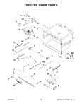 Diagram for 04 - Freezer Liner Parts