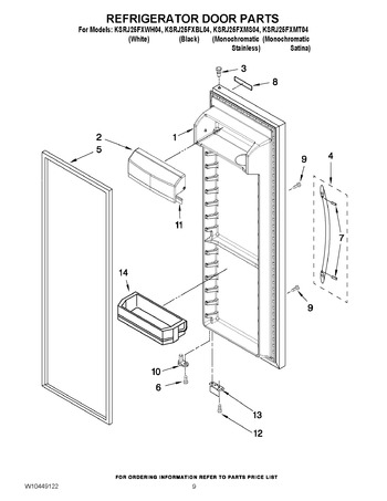 Diagram for KSRJ25FXWH04