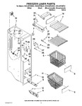 Diagram for 04 - Freezer Liner Parts