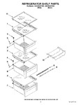 Diagram for 03 - Refrigerator Shelf Parts