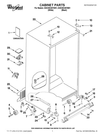 Diagram for GSC25C4EYW01