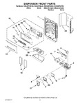 Diagram for 08 - Dispenser Front Parts