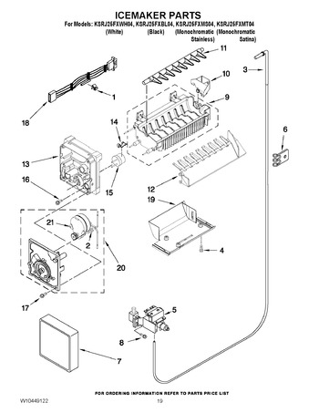 Diagram for KSRJ25FXWH04