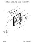 Diagram for 03 - Control Panel And Inner Door Parts