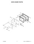 Diagram for 04 - Oven Door Parts