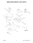 Diagram for 05 - Base And Pedestal Unit Parts