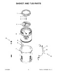 Diagram for 04 - Basket And Tub Parts