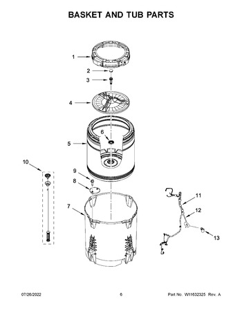 Diagram for WTW7120HW1