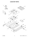 Diagram for 02 - Cooktop Parts