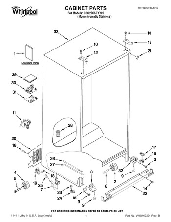 Diagram for GSC25C5EYY02