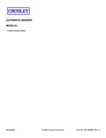 Diagram for CAW45125LW0