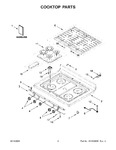 Diagram for 02 - Cooktop Parts