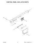 Diagram for 03 - Control Panel And Latch Parts