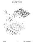 Diagram for 02 - Cooktop Parts