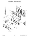 Diagram for 03 - Control Panel Parts