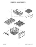 Diagram for 07 - Freezer Shelf Parts