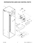 Diagram for 04 - Refrigerator Liner And Control Parts