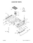 Diagram for 02 - Cooktop Parts