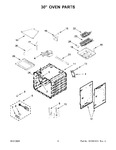 Diagram for 05 - 30" Oven Parts