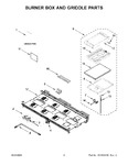 Diagram for 02 - Burner Box And Griddle Parts