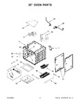 Diagram for 05 - 30" Oven Parts