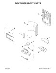 Diagram for 09 - Dispenser Front Parts