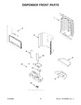 Diagram for 09 - Dispenser Front Parts