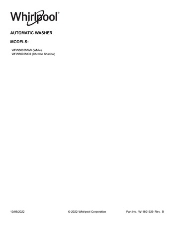 Diagram for WFW6605MW0