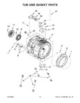 Diagram for 06 - Tub And Basket Parts