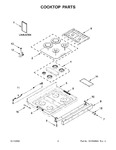 Diagram for 02 - Cooktop Parts