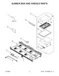 Diagram for 02 - Burner Box And Griddle Parts