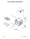 Diagram for 10 - 30-in Internal Oven Parts