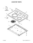 Diagram for 02 - Cooktop Parts