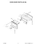 Diagram for 08 - Oven Door Parts (30 In)