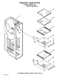 Diagram for 04 - Freezer Liner Parts