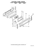 Diagram for 02 - Control Panel Parts