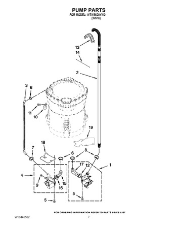 Diagram for WTW8600YW0