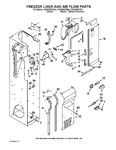 Diagram for 08 - Freezer Liner And Air Flow Parts