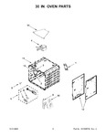 Diagram for 05 - 30 In. Oven Parts