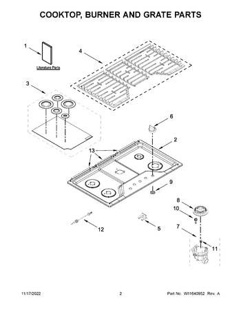 Diagram for WCG55US6HW05