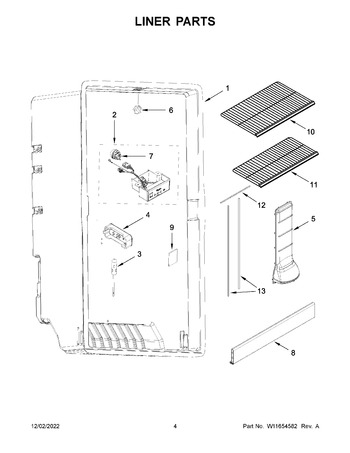 Diagram for WZF57R16FW09