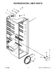 Diagram for 03 - Refrigerator Liner Parts