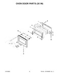 Diagram for 08 - Oven Door Parts (30 In)