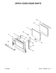 Diagram for 04 - Upper Oven Door Parts