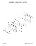 Diagram for 05 - Lower Oven Door Parts