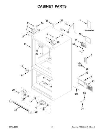 Diagram for WRF535SWHW08