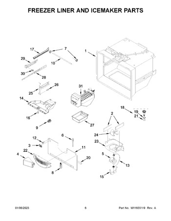 Diagram for WRF535SWHW08