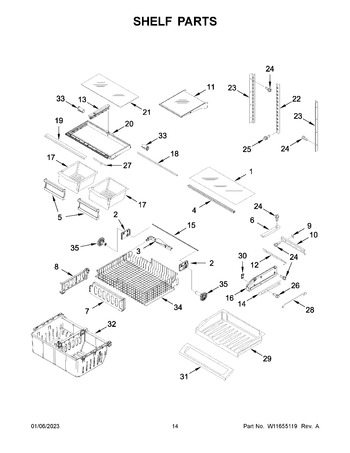 Diagram for WRF535SWHW08