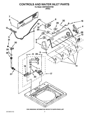 Diagram for 2DWTW4840YW0