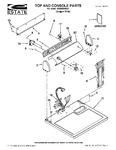 Diagram for 01 - Top And Console Parts